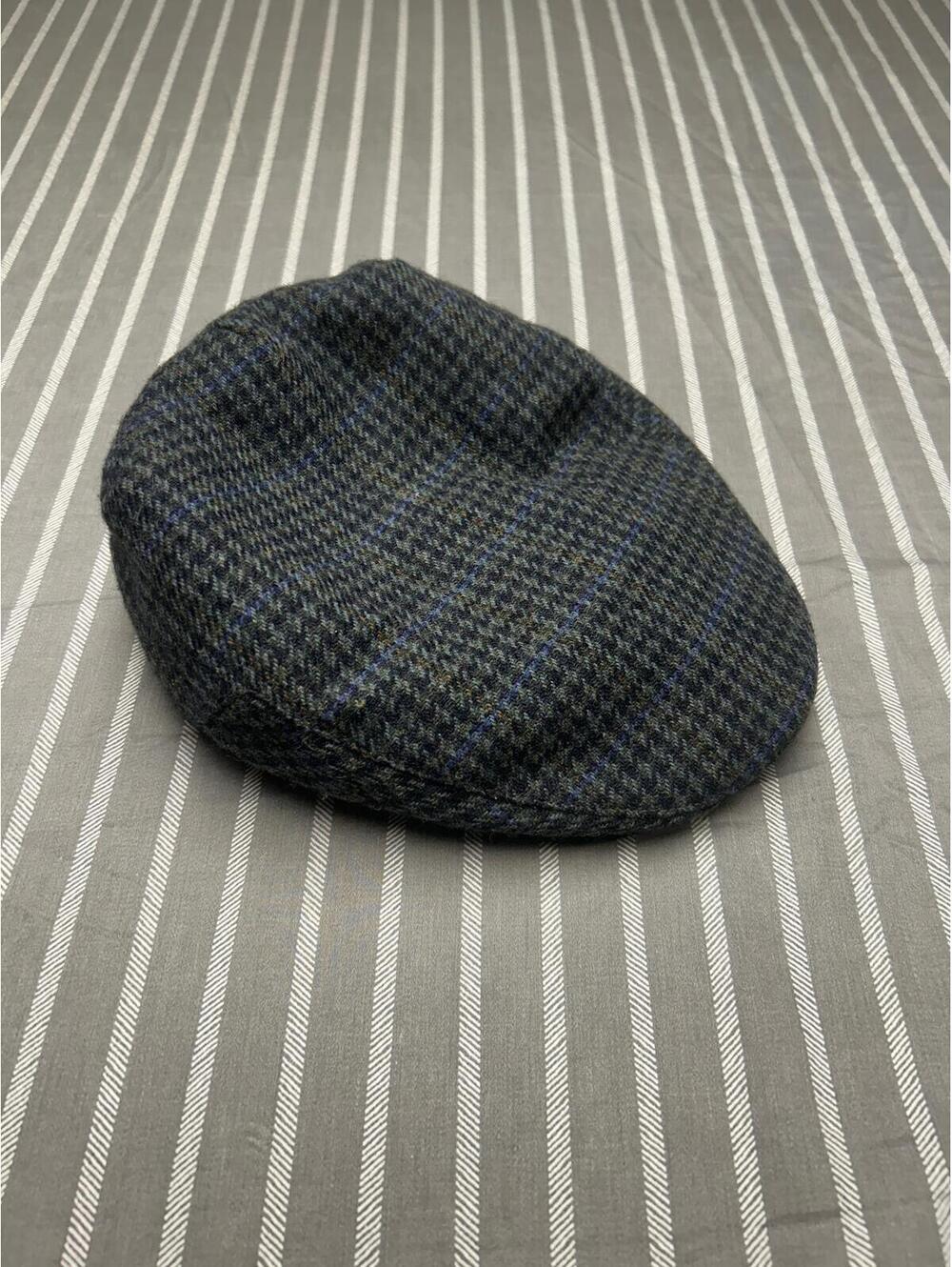 Amalgamated Clothing and Textile Workers Union Grey Checkered Driver Flat Cap M
